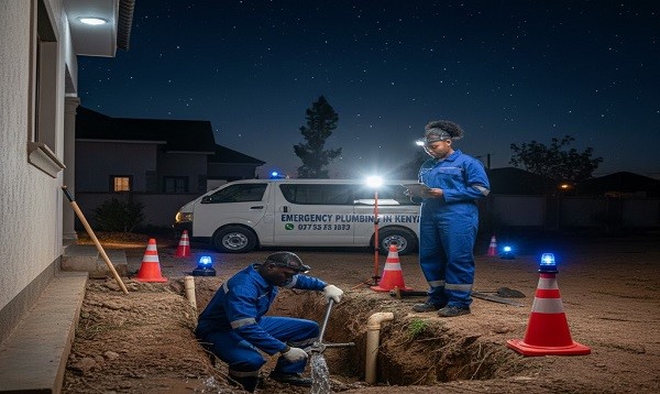 Emergency plumbing in Kenya