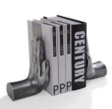 Aluminum Bookends Set of 2