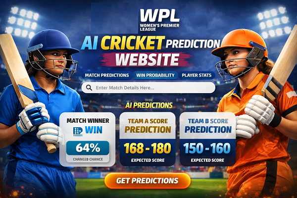 ai cricket prediction website