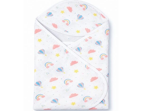 Hooded Muslin Baby Towels