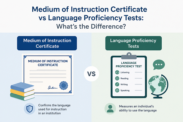 Medium of Instruction Certificate