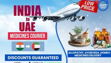 medicine courier from india to uae