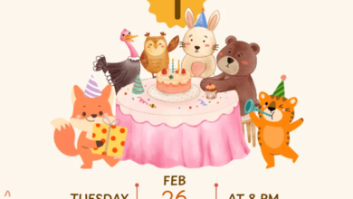 First Birthday Invitation Card