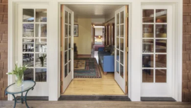 Closet with Sliding Mirror Doors